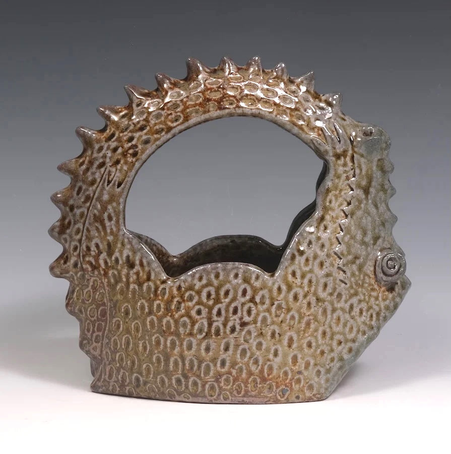 Alligator Basket - Reddish Brown