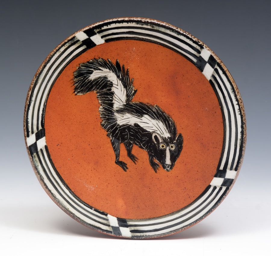 Small Skunk Plate