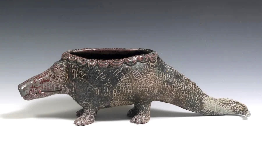 Alligator Bowl (Dark Green)